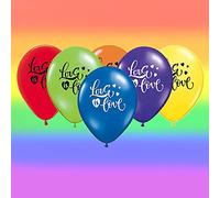 Gay Pride Balloons 12" Latex Party LGBTQ Celebration Love is Love pack of 12