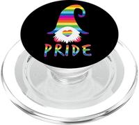 Gay Pride Christmas Gnome LGBTQ Rainbow Holiday Graphic PopSockets PopGrip for MagSafe