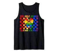 Gay Pride Flag Girl The Only Choice I Made Was To Be Myself Tank Top