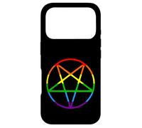 gay pride flag pentagram rainbow queer trans lgbt halloween Case for iPhone 17 Pro