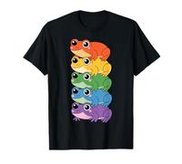 Gay Pride Frogs Portland Oregon Ally LGBT Rainbow Frog T-Shirt
