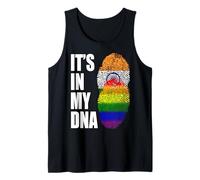 Gay Pride Indian Vintage Heritage DNA Flag Tank Top
