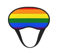 Gay Pride LGBT Rainbow Flag Eye Mask Soft and Comfortable Women and Men Light Blocking Sleep Aid Eye Mask, Night Sleep, Meditation, Nap and Travel