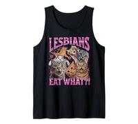 Gay Pride LGBTQ for Men Women Kids Funny cat Meme Tank Top