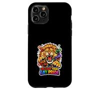 Gay Pride Lion LGBTQ Rainbow Lion Queer Pride Equality Case for iPhone 11 Pro