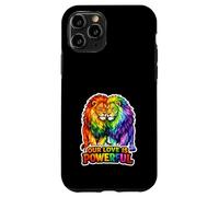 Gay Pride Lion LGBTQ Rainbow Lion Queer Pride Equality Case for iPhone 11 Pro