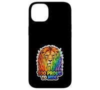 Gay Pride Lion LGBTQ Rainbow Lion Queer Pride Equality Case for iPhone 14 Plus