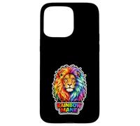 Gay Pride Lion LGBTQ Rainbow Lion Queer Pride Equality Case for iPhone 15 Pro Max