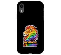 Gay Pride Lion LGBTQ Rainbow Lion Queer Pride Equality Case for iPhone XR