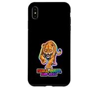 Gay Pride Lion LGBTQ Rainbow Lion Queer Pride Equality Case for iPhone XS Max