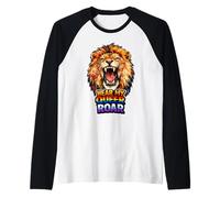 Gay Pride Lion LGBTQ Rainbow Lion Queer Pride Equality Raglan Baseball Tee