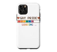 Gay Pride Loading Bar Pixel Art Design Case for iPhone 11 Pro
