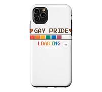 Gay Pride Loading Bar Pixel Art Design Case for iPhone 11 Pro Max