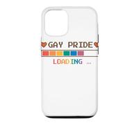 Gay Pride Loading Bar Pixel Art Design Case for iPhone 12/12 Pro