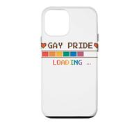 Gay Pride Loading Bar Pixel Art Design Case for iPhone 12 mini