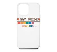 Gay Pride Loading Bar Pixel Art Design Case for iPhone 12 Pro Max