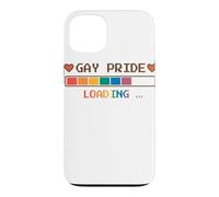 Gay Pride Loading Bar Pixel Art Design Case for iPhone 13