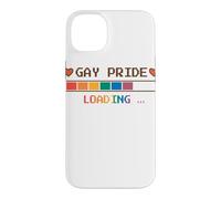 Gay Pride Loading Bar Pixel Art Design Case for iPhone 14 Plus