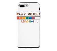 Gay Pride Loading Bar Pixel Art Design Case for iPhone 7 Plus/8 Plus