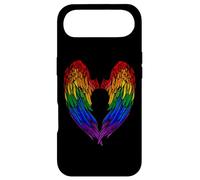 Gay Pride Month Rainbow Angels Wings Back Design Case for iPhone Air