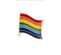 Gay pride pin, rainbow flag, enamel badge, lesbian gift, LGBT present