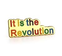 Gay Pride Pins Funny Enamel Pins-Rainbow Pin-Novelty Pins,Cute Pin for Backpacks,Clothes,Hats and Gift(It is the Revolution)