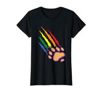 Gay Pride Proud Bear Rights & LGBTQ Support Value Graphic T-Shirt