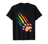 Gay Pride Proud Bear Rights & LGBTQ Support Value Graphic T-Shirt