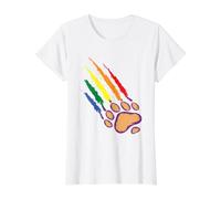 Gay Pride Proud Bear Rights & LGBTQ Support Value Graphic T-Shirt
