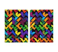 Gay Pride Rainbow Passport Holder, ID Card Protector Case Passport Holder with Slot Passports Travel Wallet Document Cover for Women And Men