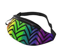 Gay Pride Rainbow Pattern Fanny Pack for Men Women Fashion Running Waist Packs Waterproof Crossbody Bags Everywhere Belt Bag with Adjustable Strap Sports Hip Pack for Travel Wallet