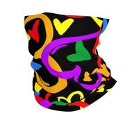 Gay Pride Rainbow print Cooling Multi Use Neck Gaiter Men's and Women's Summer Face Mask for Working, Running Sports