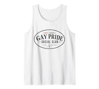 Gay Pride Social Club Vintage Style Est Equality Tank Top