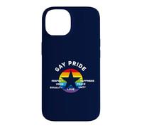 Gay Pride Star Rainbow Tolerance Love Respect CSD LBGTQ+ Case for iPhone 14
