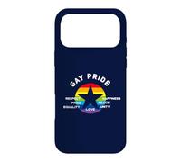 Gay Pride Star Rainbow Tolerance Love Respect CSD LBGTQ+ Case for iPhone 17 Pro Max