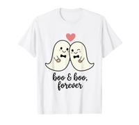 Gay Pride Wedding Halloween October Groom Ghost Boo Forever Value Graphic T-Shirt