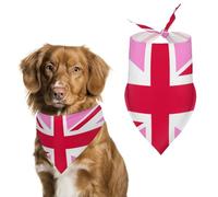 Gay Proud Flag of The United Kingdom Dog Bandana Puppy Cat Scarfs Bibs Washable Triangle Kerchief Pet Gifts