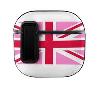 Gay Proud Flag of United Kingdom Personalized Wireless Bluetooth Earphone Protective Earbud Case Compatible with Airpods 4