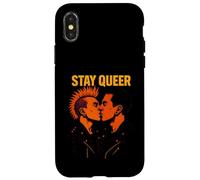 Gay Punk Stay Queer Colorful Pride Case for iPhone X/XS