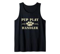 Gay Pup Play Handler Gift, Dom Sub Puppy Kink, Fetish Pride Tank Top