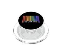 Gay Queer Barcode Pride Colorado Aesthetic LGBTQ Flag PopSockets PopGrip for MagSafe