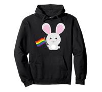 Gay Rabbit Shirt for Pride, Coming Out, LGBT Celebration Pullover Hoodie