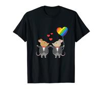 Gay Rats Wedding Pride Celebration LGBT Rat T-Shirt T-Shirt