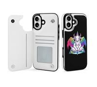 Gay Satan LGBT Goth Gay Wallet Phone Case Compatible with iPhone 16 Plus Flip Phone Case with Card Holder