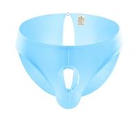 Gay Sexy Underwear Men Briefs Jockstrap Men Ice Silk Breathable Briefs Man Erotic Underpants Quick Dry Men's Sexy Lingerie(Skin,S)