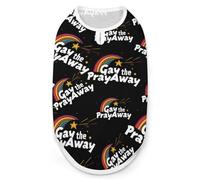 Gay The Pray Away Cute Dog Clothes Costume Cat Pajamas Puppy Gift Pet Sweater Coat Jacket
