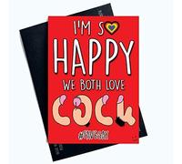 Gay Valentines Day Cards Funny Greeting Cards for Him Profanity Cards for Him Valentines card for Boyfriend Husband Fiancé Fiancée LGBTQ LGBT Gifts Comedy PC712