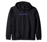 Gay Witch Zip Hoodie