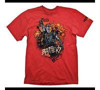 Gaya Entertainment Call of Duty: Black Ops 4 T-Shirt Battery Red Size L