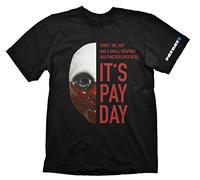 Gaya Entertainment Payday 2 T-Shirt Wolf Mask, XXL Black